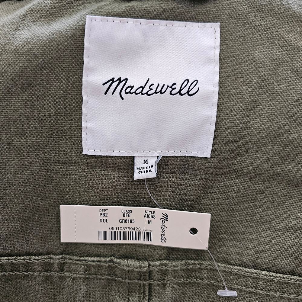 MADEWELL NWT Dispatch Military Inspired Jacket in Desert Olive  Sz M - Picture 6 of 16